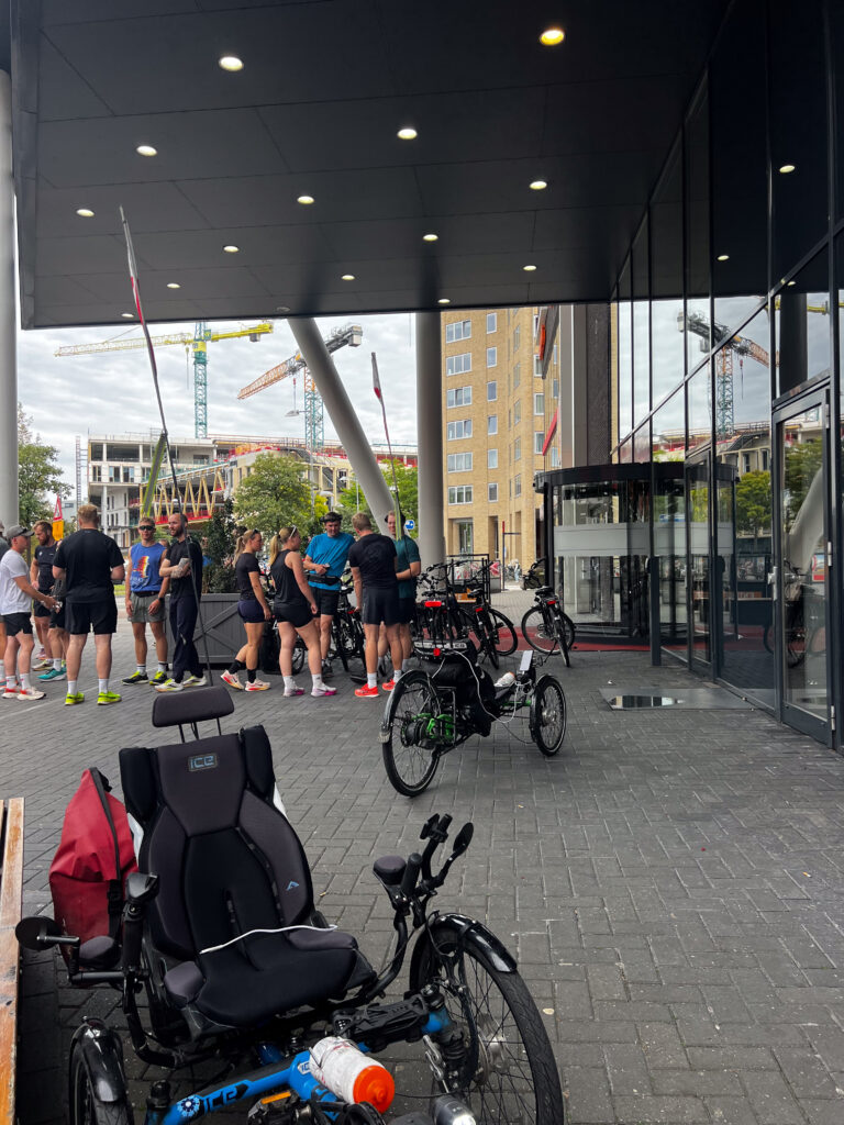 Mercure Hotel, Amersfoort. Checking in.