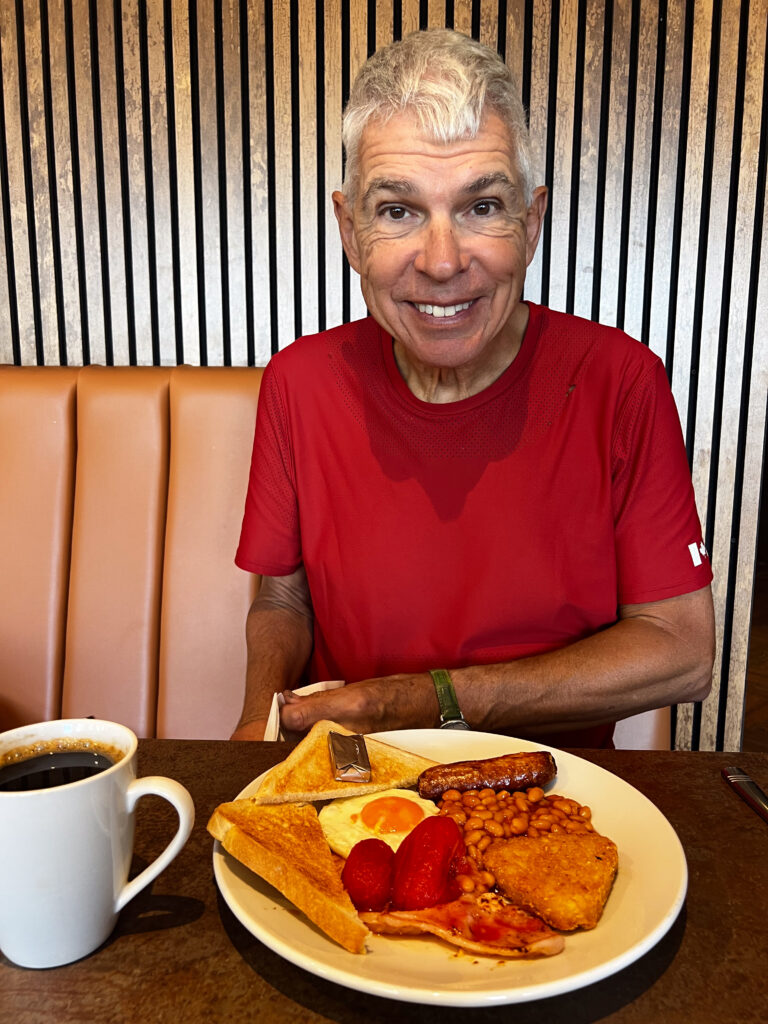 A proper English Breakfast in a truck stop