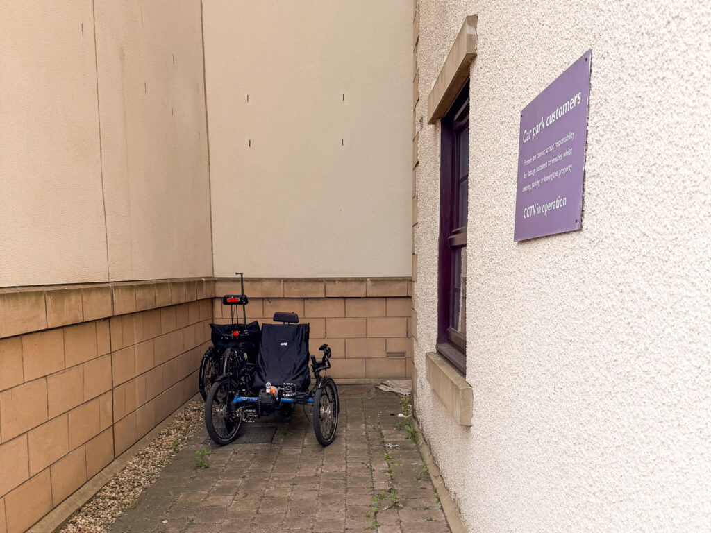 Edinburgh – Bikes at Premier Inn