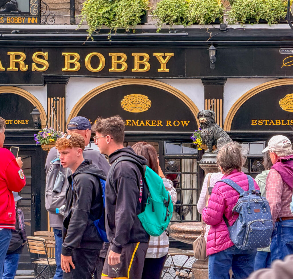 GreyFriars Bobby the dog is very popular