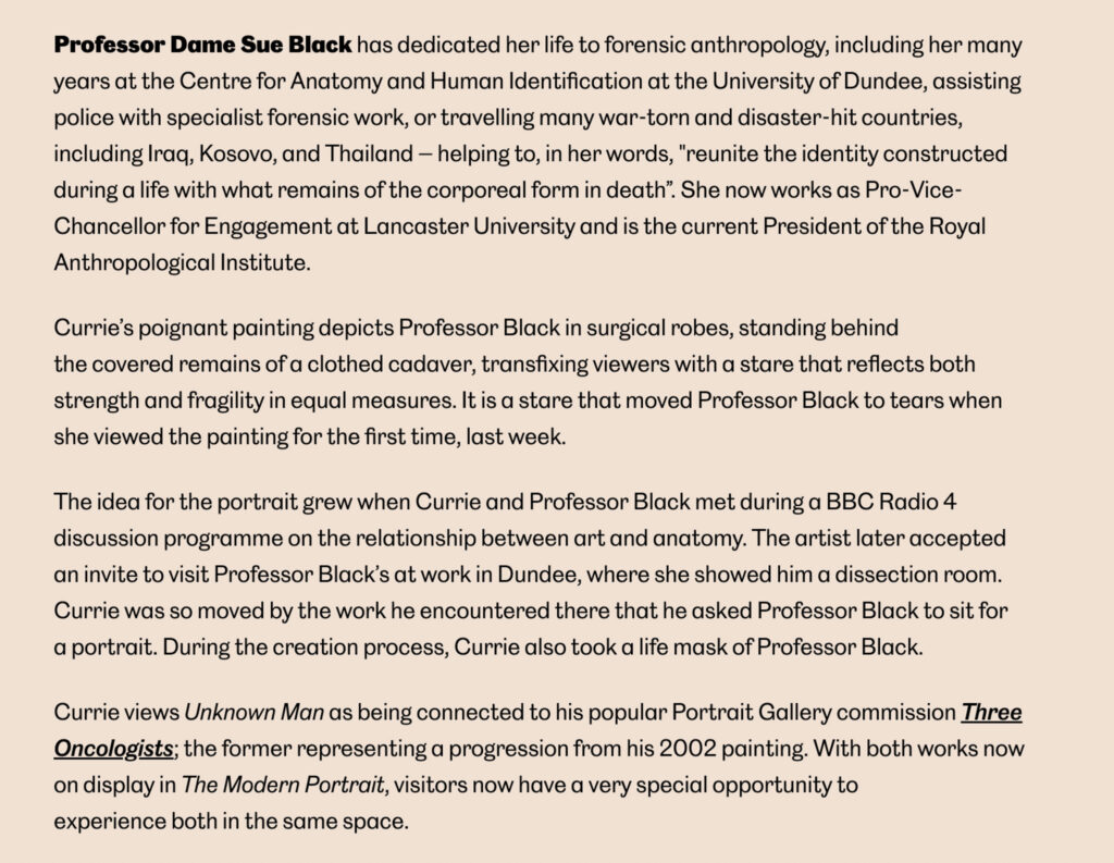 Professor Dame Sue Black CORONER
